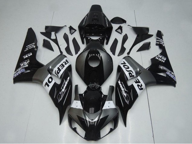 2004-2005 Honda CBR1000RR Motorcycle Fairings - Grey White Glossy Black Repsol UK Manufacturers