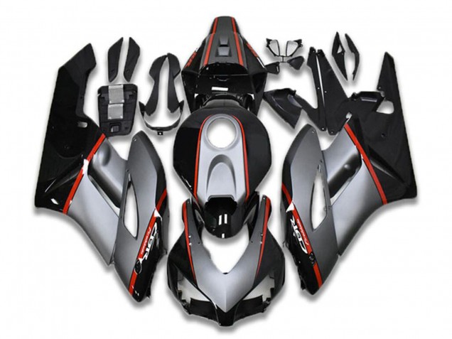 2004-2005 Honda CBR1000RR Motorcycle Fairings - Grey Red Glossy Black UK Manufacturers