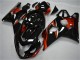 2004-2005 Suzuki GSXR 600/750 Motorcycle Fairings - Glossy Black Red Stripe UK Manufacturers