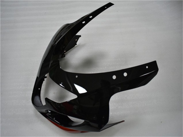2004-2005 Suzuki GSXR 600/750 Motorcycle Fairings - Glossy Black Red Stripe UK Manufacturers