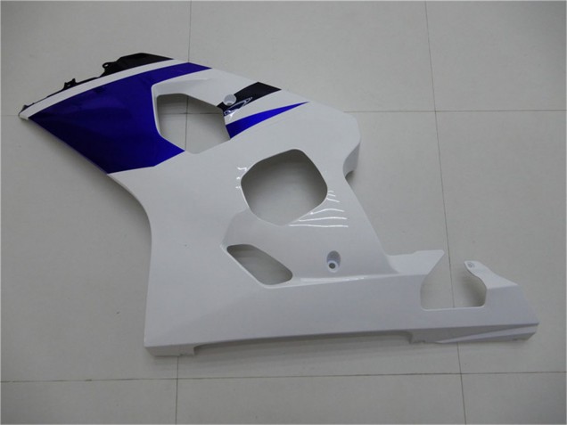 2004-2005 Suzuki GSXR 600/750 Bike Fairings - White Blue Black UK Manufacturers