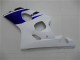 2004-2005 Suzuki GSXR 600/750 Bike Fairings - White Blue Black UK Manufacturers