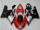 2004-2005 Suzuki GSXR 600/750 Motorcycle Fairings - Red Silver Black UK Manufacturers