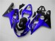 2004-2005 Suzuki GSXR 600/750 Motorcycle Fairings - Blue Glossy Black UK Manufacturers