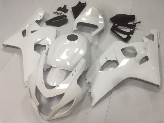 2004-2005 Suzuki GSXR 600/750 Motorcycle Fairings - Glossy White UK Manufacturers