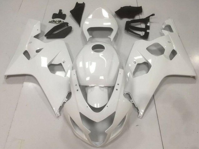 2004-2005 Suzuki GSXR 600/750 Motorcycle Fairings - Glossy White UK Manufacturers