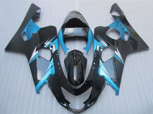2004-2005 Suzuki GSXR 600/750 Motorcycle Fairings - Blue White Black UK Manufacturers