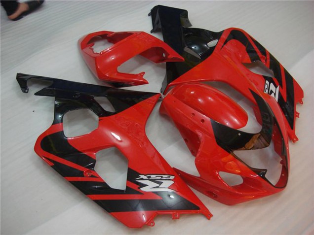 2004-2005 Suzuki GSXR 600/750 Motorcycle Fairings - Red Black UK Manufacturers