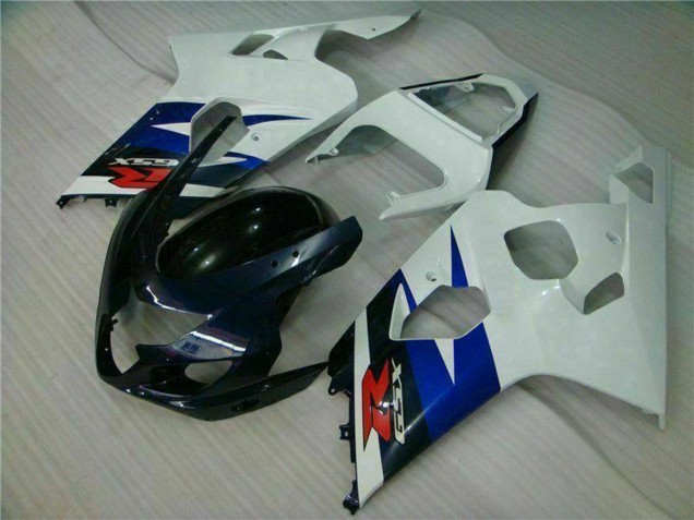 2004-2005 Suzuki GSXR 600/750 Motorcycle Fairings - White Blue Glossy Black Red UK Manufacturers