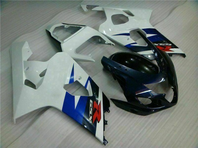 2004-2005 Suzuki GSXR 600/750 Motorcycle Fairings - White Blue Glossy Black Red UK Manufacturers