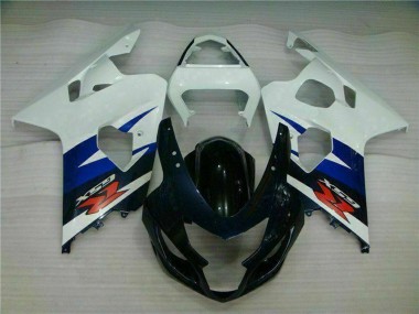 2004-2005 Suzuki GSXR 600/750 Motorcycle Fairings - White Blue Glossy Black Red UK Manufacturers