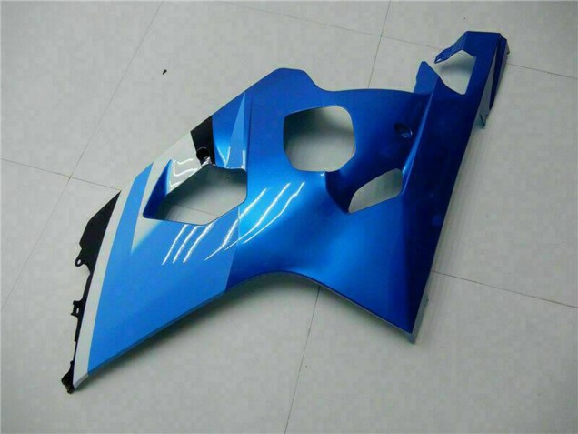 2004-2005 Suzuki GSXR 600/750 Motorcycle Fairings - White Blue Black UK Manufacturers