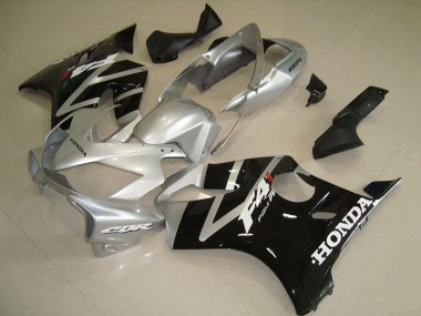 2004-2007 Honda CBR600 F4i Motorcycle Fairing - Silver Glossy Black UK Manufacturers