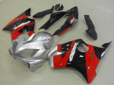 2004-2007 Honda CBR600 F4i Motorcycle Fairings - Silver Red Glossy Black UK Manufacturers