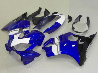 2004-2007 Honda CBR600 F4i Motorcycle Fairings - White Blue Glossy Black UK Manufacturers