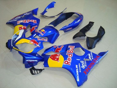 2004-2007 Honda CBR600 F4i Motorcycle Fairings - Blue Yellow Red Bull UK Manufacturers