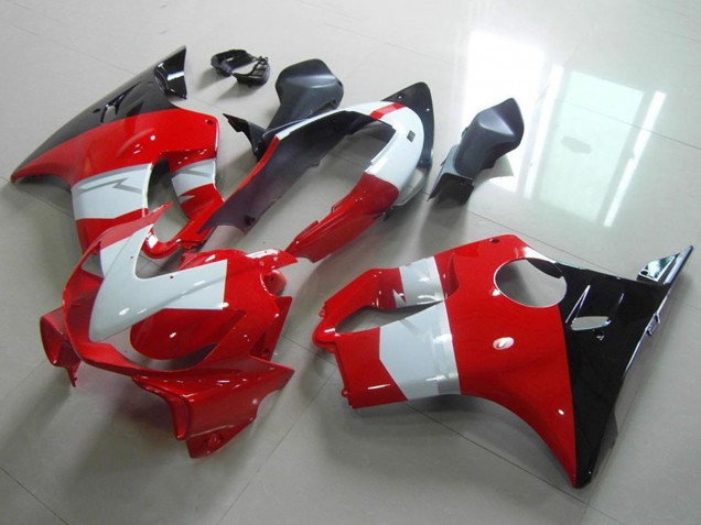 2004-2007 Honda CBR600 F4i Motorcycle Fairing - White Red Glossy Black UK Manufacturers
