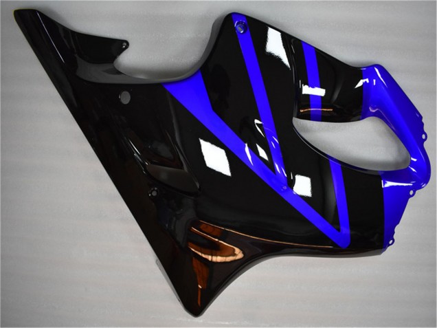 2004-2007 Honda CBR600 F4i Motorcycle Fairing Kits - Blue Glossy Black UK Manufacturers