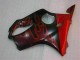 2004-2007 Honda CBR600 F4i Motorcycle Fairings - Glossy Black Red Flame UK Manufacturers