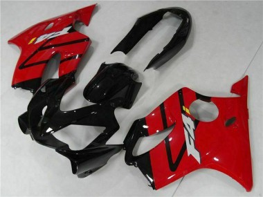 2004-2007 Honda CBR600 F4i Bike Fairings - Red Glossy Black UK Manufacturers