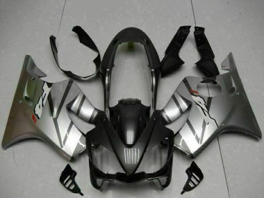 2004-2007 Honda CBR600 F4i Motorcycle Fairings - Silver Matte Black UK Manufacturers