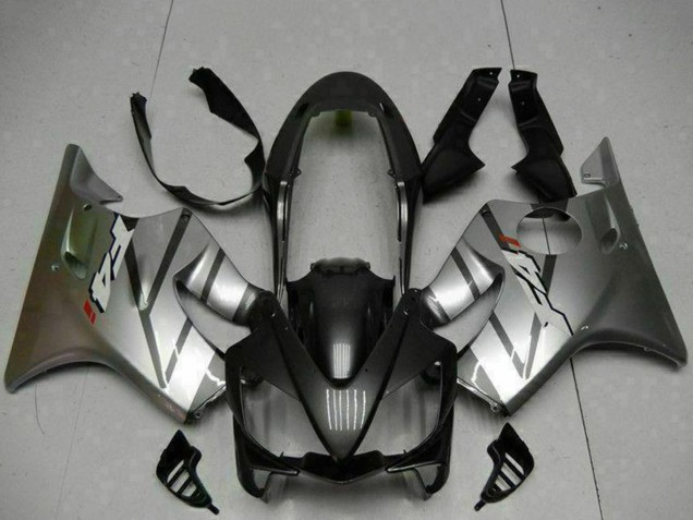 2004-2007 Honda CBR600 F4i Motorcycle Fairings - Silver Matte Black UK Manufacturers