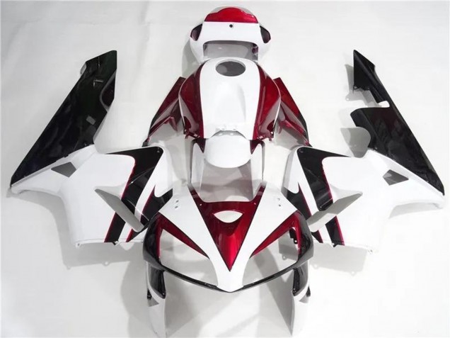 2005-2006 Honda CBR600RR Motorcycle Fairings Kits - White Red Black UK Manufacturers