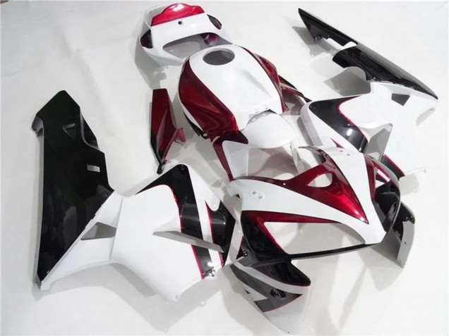 2005-2006 Honda CBR600RR Motorcycle Fairings Kits - White Red Black UK Manufacturers