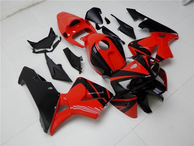 2005-2006 Honda CBR600RR Abs Fairings - Red Black UK Manufacturers