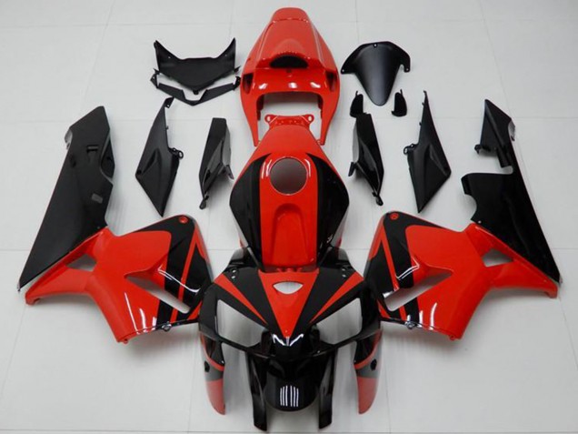 2005-2006 Honda CBR600RR Abs Fairings - Red Black UK Manufacturers