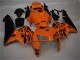 2005-2006 Honda CBR600RR Motorcycle Fairing - Orange Black Flame UK Manufacturers