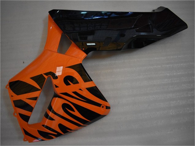 2005-2006 Honda CBR600RR Motorcycle Fairing - Orange Black Flame UK Manufacturers