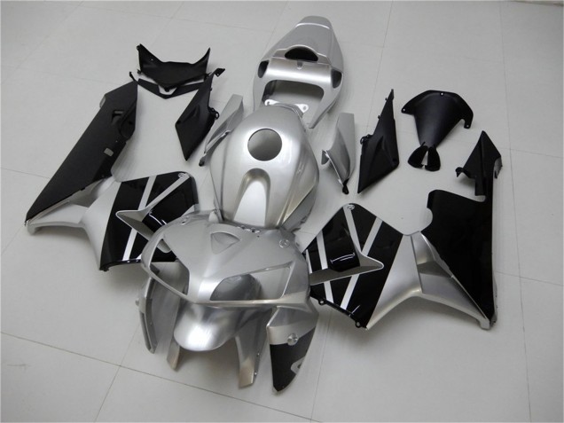 2005-2006 Honda CBR600RR Motorcycle Fairing - Silver Black UK Manufacturers