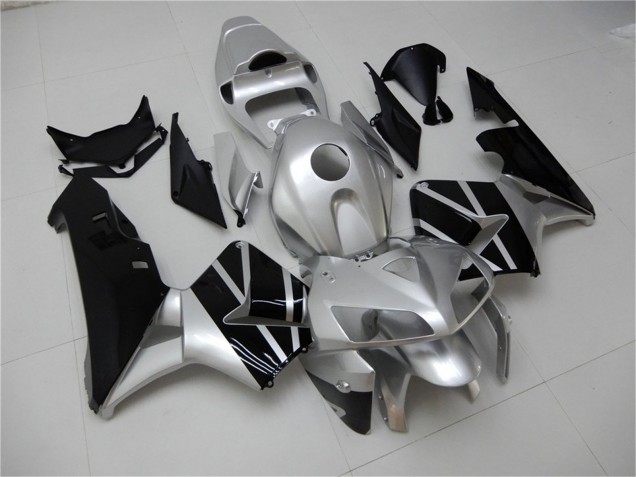 2005-2006 Honda CBR600RR Motorcycle Fairing - Silver Black UK Manufacturers