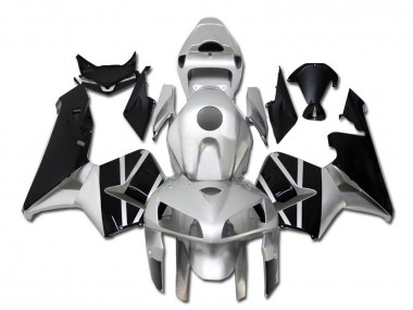 2005-2006 Honda CBR600RR Motorcycle Fairing - Silver Black UK Manufacturers