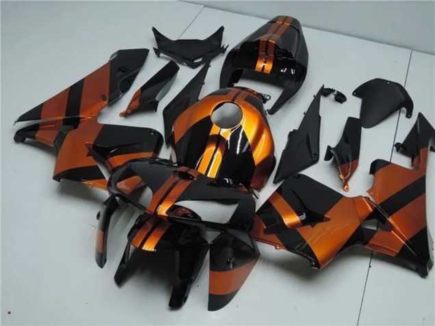 2005-2006 Honda CBR600RR Bike Fairings - Orange Black UK Manufacturers