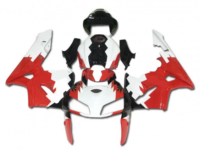 2005-2006 Honda CBR600RR Bike Fairings - White Red Black UK Manufacturers