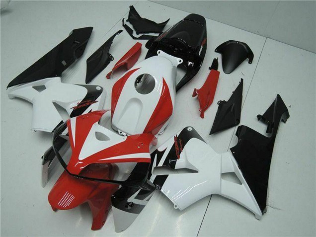 2005-2006 Honda CBR600RR Motorcycle Fairing Kits - White Red Black UK Manufacturers