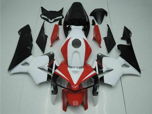 2005-2006 Honda CBR600RR Motorcycle Fairing Kits - White Red Black UK Manufacturers