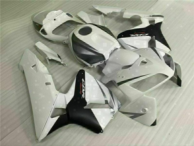 2005-2006 Honda CBR600RR Bike Fairings - White Black UK Manufacturers