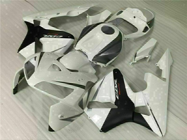 2005-2006 Honda CBR600RR Bike Fairings - White Black UK Manufacturers