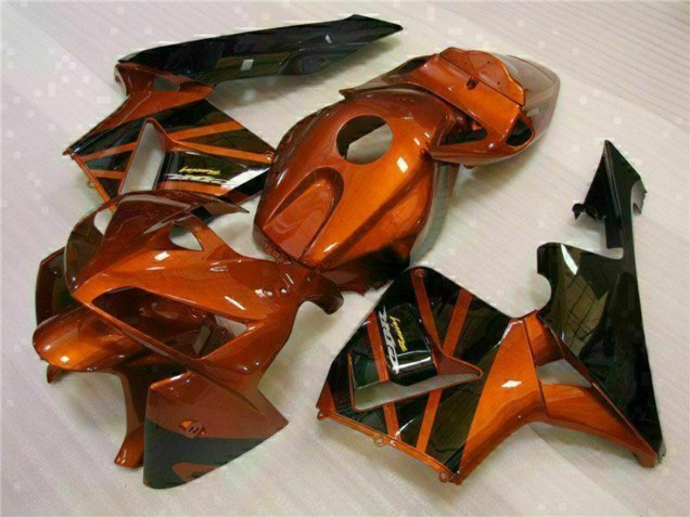 2005-2006 Honda CBR600RR Motorcycle Fairing Kits - Orange Black UK Manufacturers