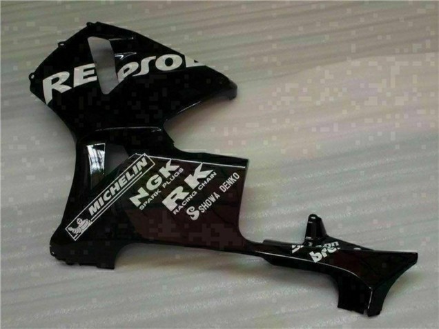 2005-2006 Honda CBR600RR Motorcycle Fairings - Black Repsol UK Manufacturers