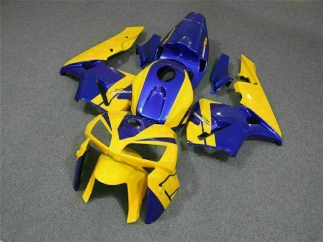 2005-2006 Honda CBR600RR Motorcycle Fairings - Yellow Blue UK Manufacturers