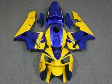 2005-2006 Honda CBR600RR Motorcycle Fairings - Yellow Blue UK Manufacturers