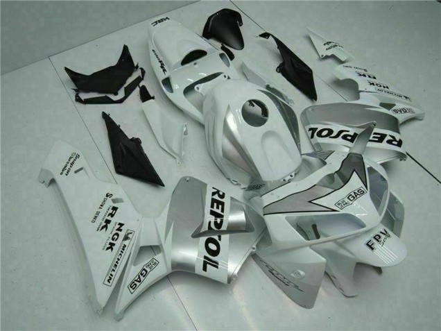 2005-2006 Honda CBR600RR Motorcycle Fairing - White UK Manufacturers