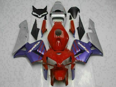 2005-2006 Honda CBR600RR Motorcycle Fairings - Red Purple Grey UK Manufacturers