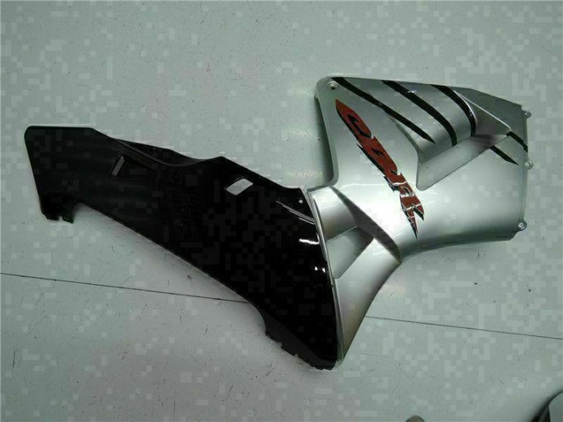 2005-2006 Honda CBR600RR Motorcycle Fairings - Glossy Black Silver UK Manufacturers