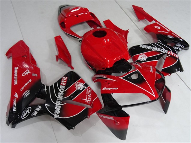 2005-2006 Honda CBR600RR Motorcycle Fairings Kit - Red Black UK Manufacturers