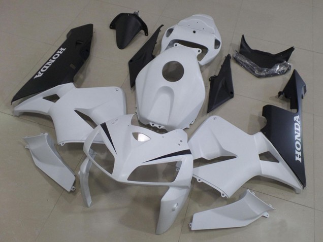 2005-2006 Honda CBR600RR Motorcycle Fairings Kit - White Black UK Manufacturers
